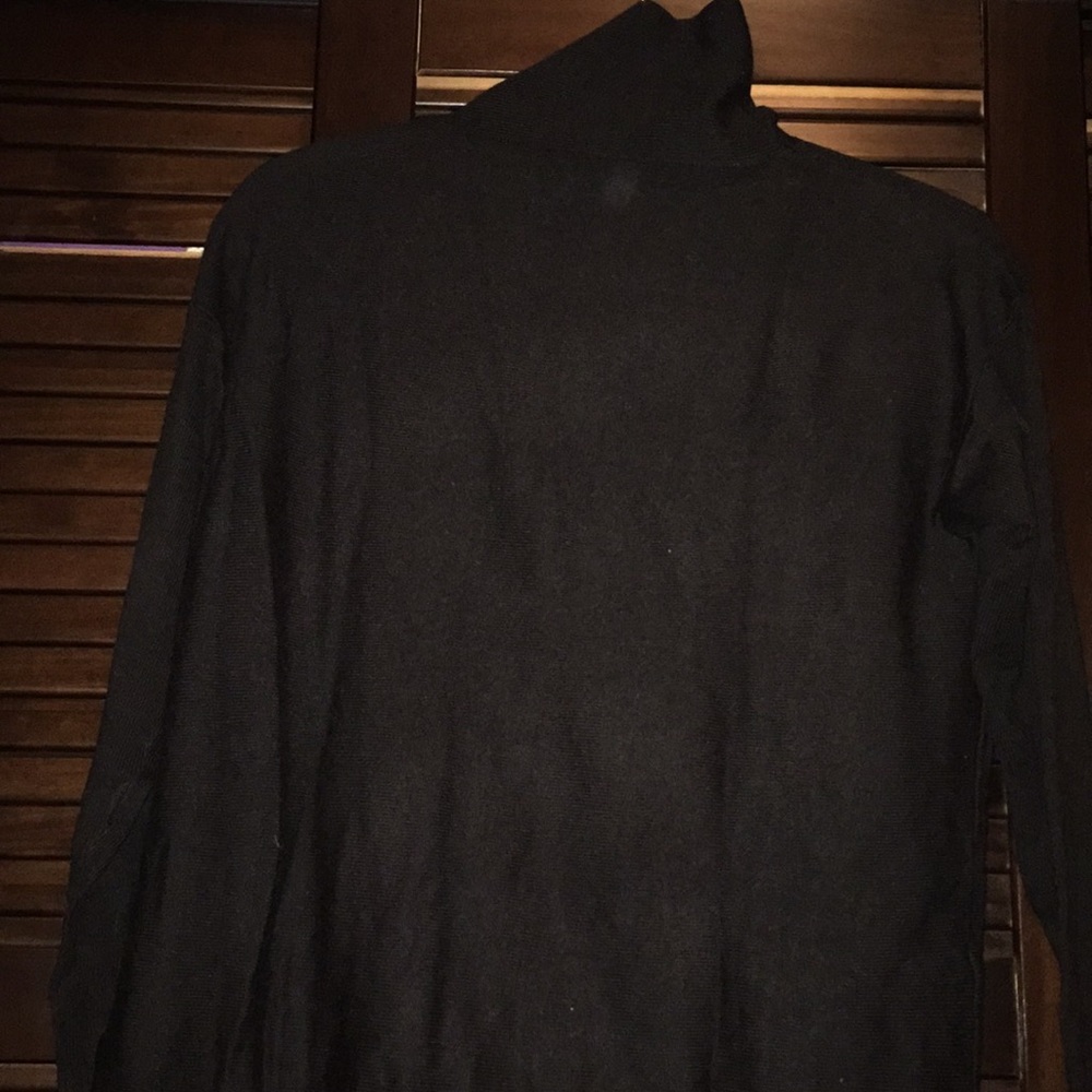 Ann Taylor loft black turtleneck tunic NWT